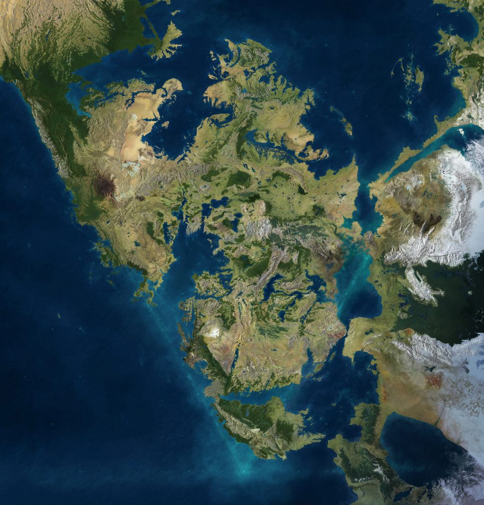 Mapa del planeta Nunc