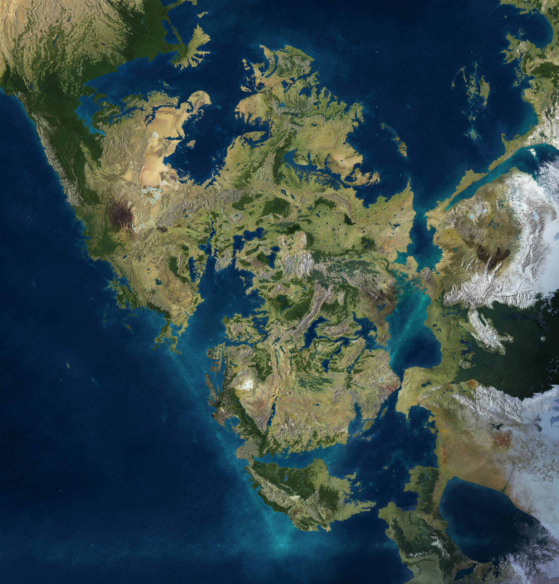 Mapa del planeta Nunc